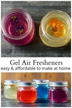 Homemade Air Fresheners Made with Gelatin and Fragrance Oils - Homemade Air Fresheners Made with Gelatin and Fragrance Oils -   17 diy Candles fragrance ideas