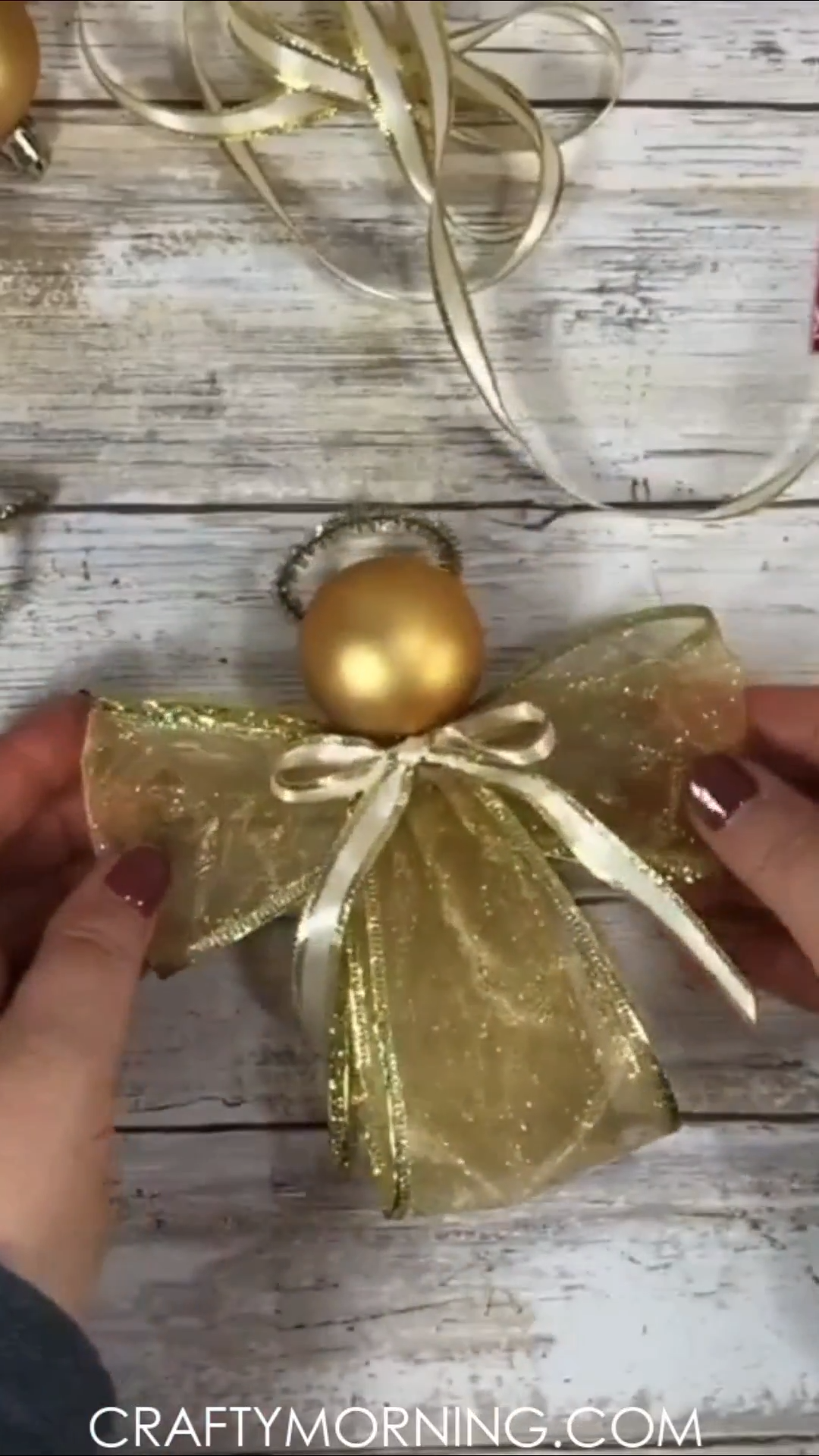 Ribbon Angel Ornaments - Ribbon Angel Ornaments -   17 diy Christmas esferas ideas