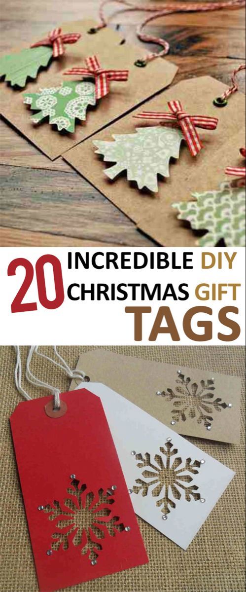 17 diy Christmas tags ideas