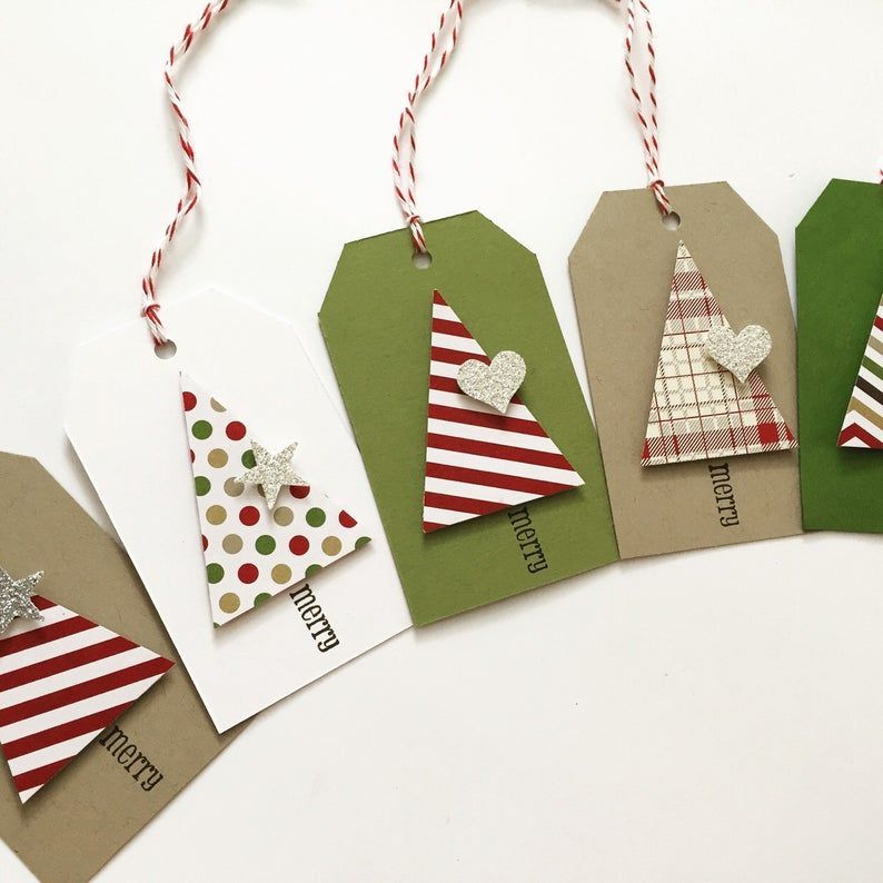 Christmas Gift Tags, dimensional gift tags, gift tags, gift wrapping, Christmas tree tags, 10 tags - Christmas Gift Tags, dimensional gift tags, gift tags, gift wrapping, Christmas tree tags, 10 tags -   17 diy Christmas tags ideas