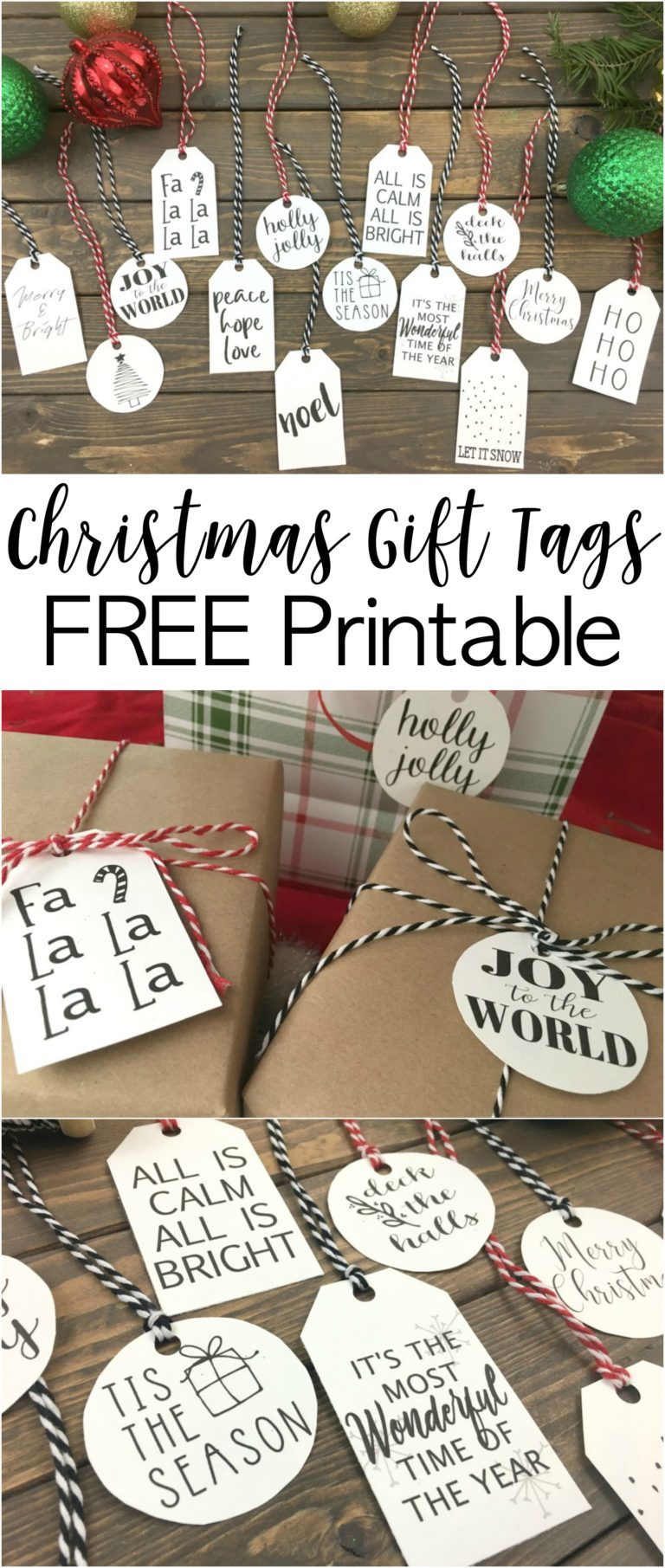 Simple Christmas Gift Tags - FREE Printable - Dream Design DIY - Simple Christmas Gift Tags - FREE Printable - Dream Design DIY -   17 diy Christmas tags ideas