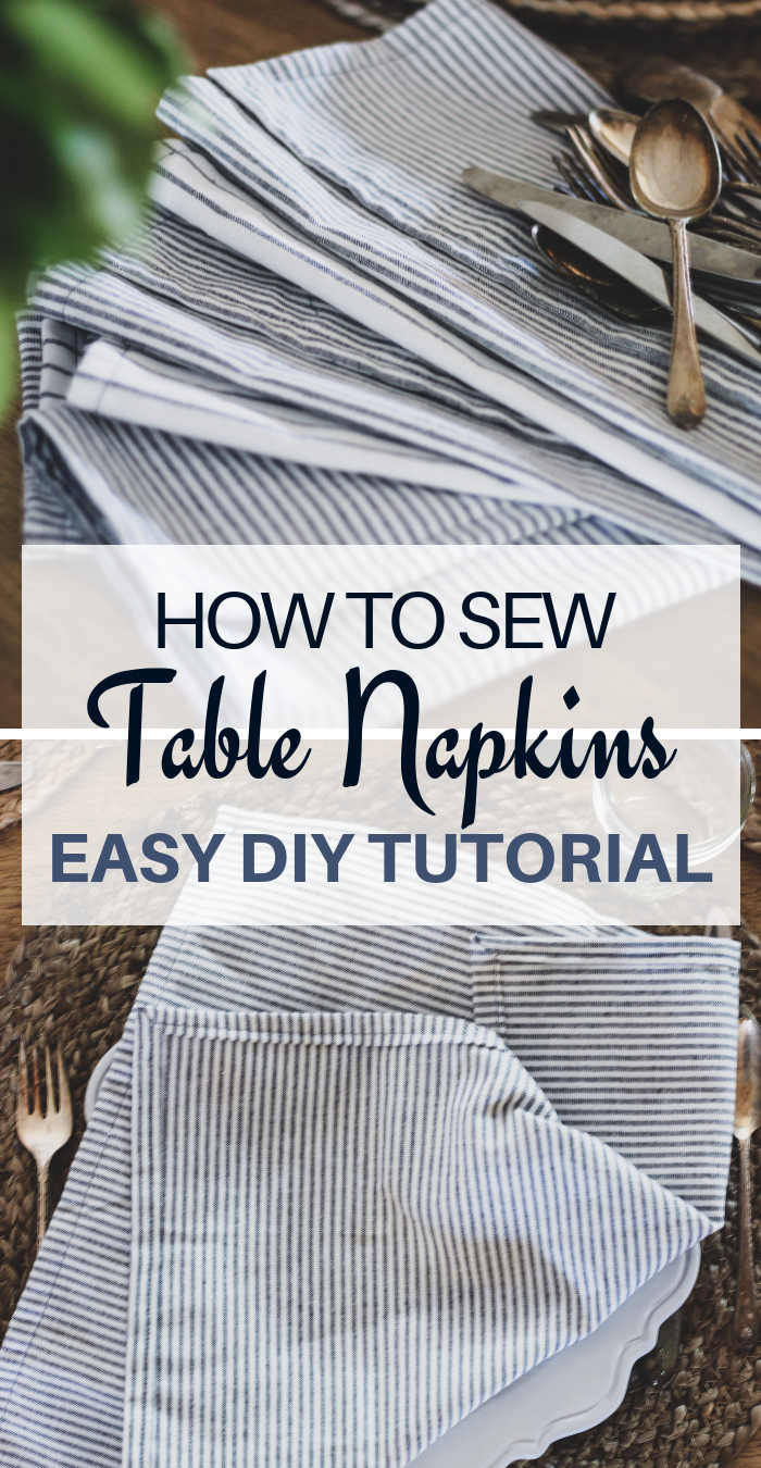 How to Sew Napkins - DIY Cloth Napkins for Table Settings - How to Sew Napkins - DIY Cloth Napkins for Table Settings -   17 diy Clothes easy ideas
