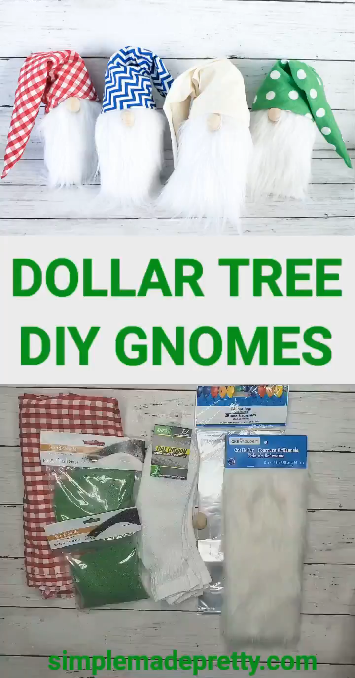 The Easiest Gnome Tutorial! Dollar Tree Gnomes, DIY Gnome, Christmas Gnome - The Easiest Gnome Tutorial! Dollar Tree Gnomes, DIY Gnome, Christmas Gnome -   17 diy Crafts dollar stores ideas