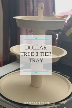 Dollar Tree 3 Tier Tray - Crazy Southern Lifestyle - Dollar Tree 3 Tier Tray - Crazy Southern Lifestyle -   17 diy Crafts dollar stores ideas