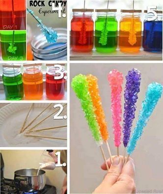 Rock Candy Experiment - Rock Candy Experiment -   17 diy Food candy ideas