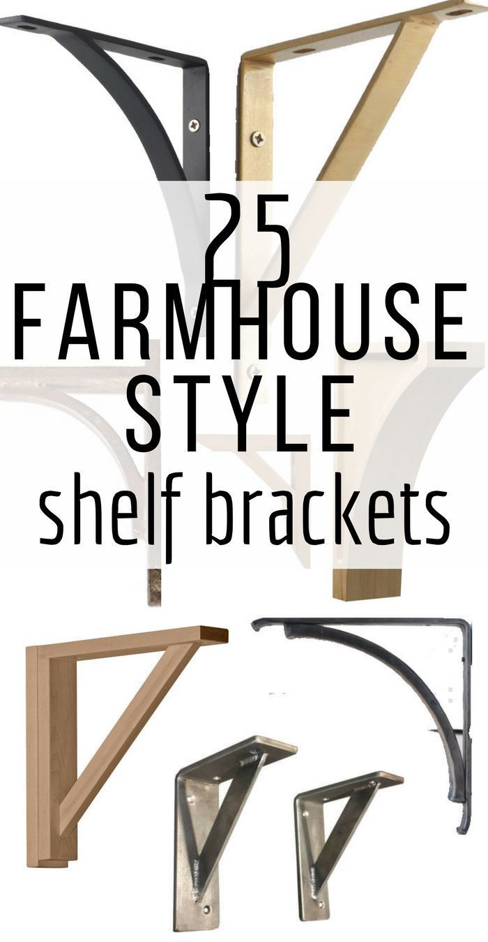 25 FarmhouseStyle Rustic Shelf Brackets for Your Home - 25 FarmhouseStyle Rustic Shelf Brackets for Your Home -   17 diy Shelves brackets ideas
