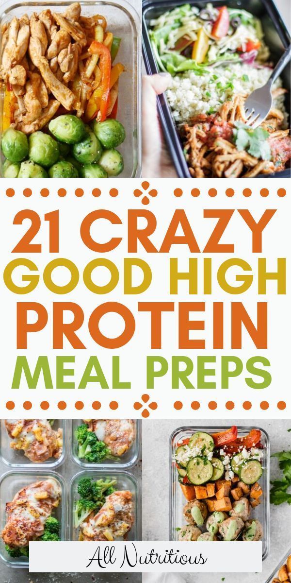 21 Delicious High Protein Meal Prep Recipes - All Nutritious - 21 Delicious High Protein Meal Prep Recipes - All Nutritious -   fitness Meals clean eating
