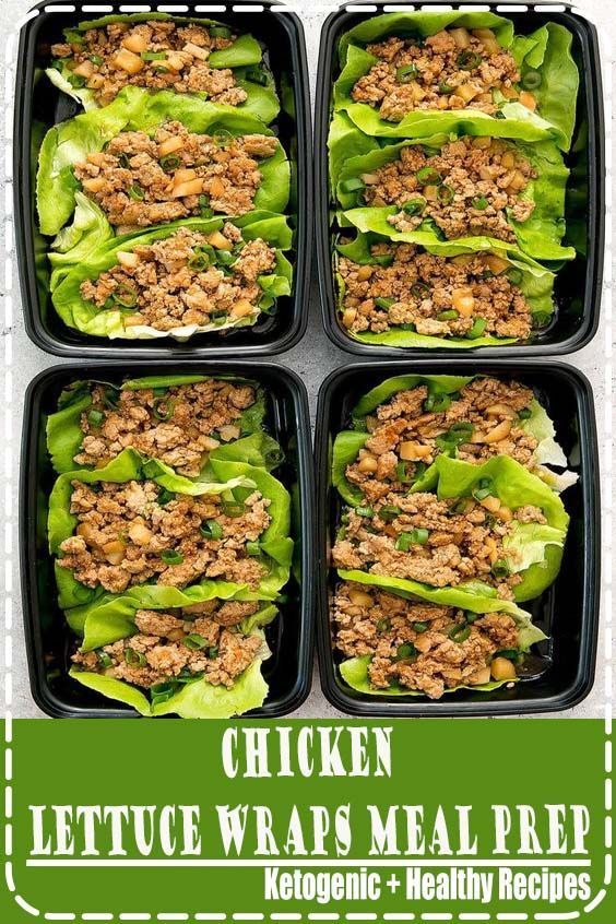 Chicken Lettuce Wraps Meal Prep | Meal prep bowls, Lunch meal prep, Healthy meal prep - Chicken Lettuce Wraps Meal Prep | Meal prep bowls, Lunch meal prep, Healthy meal prep -   17 fitness Meals clean eating ideas