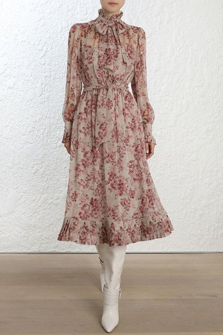 Midi Dress, Vintage Dress, Wild Floral de Rose - Midi Dress, Vintage Dress, Wild Floral de Rose -   17 style Vintage dress ideas