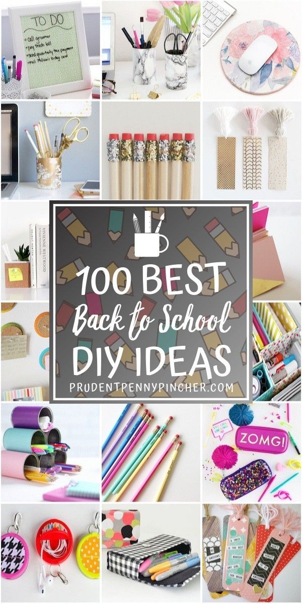 100 Best Back to School DIY Ideas - 100 Best Back to School DIY Ideas -   17 useful diy For Teens ideas