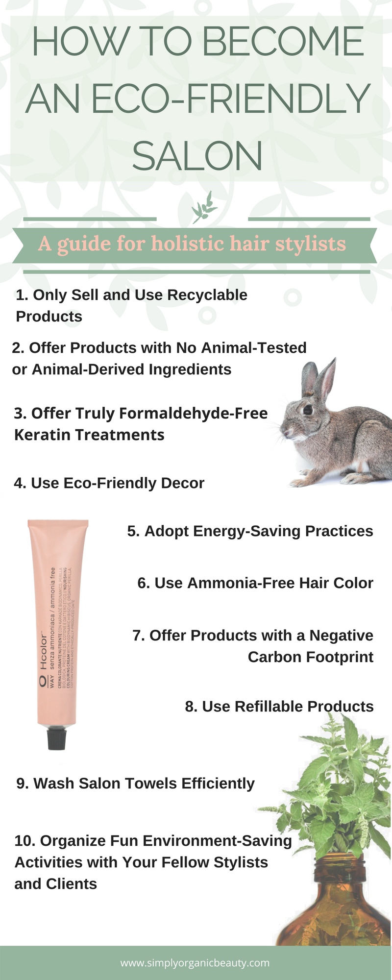 10 Ways to Become an Eco-Friendly Salon | Simply Organic Beauty - 10 Ways to Become an Eco-Friendly Salon | Simply Organic Beauty -   18 beauty Care salon ideas