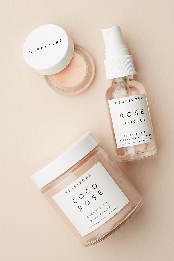 Herbivore Botanicals Coco Rose Luxe Hydration Gift Set - Herbivore Botanicals Coco Rose Luxe Hydration Gift Set -   18 beauty Care salon ideas