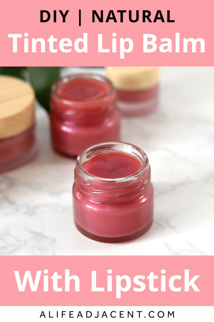 Tinted DIY Lip Balm with Lipstick - Tinted DIY Lip Balm with Lipstick -   18 beauty DIY recipes ideas