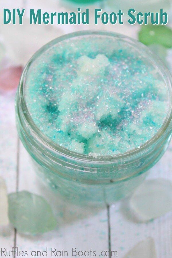 This Mermaid Foot Scrub is Perfect for Summer Feet - This Mermaid Foot Scrub is Perfect for Summer Feet -   18 diy Beauty for kids ideas