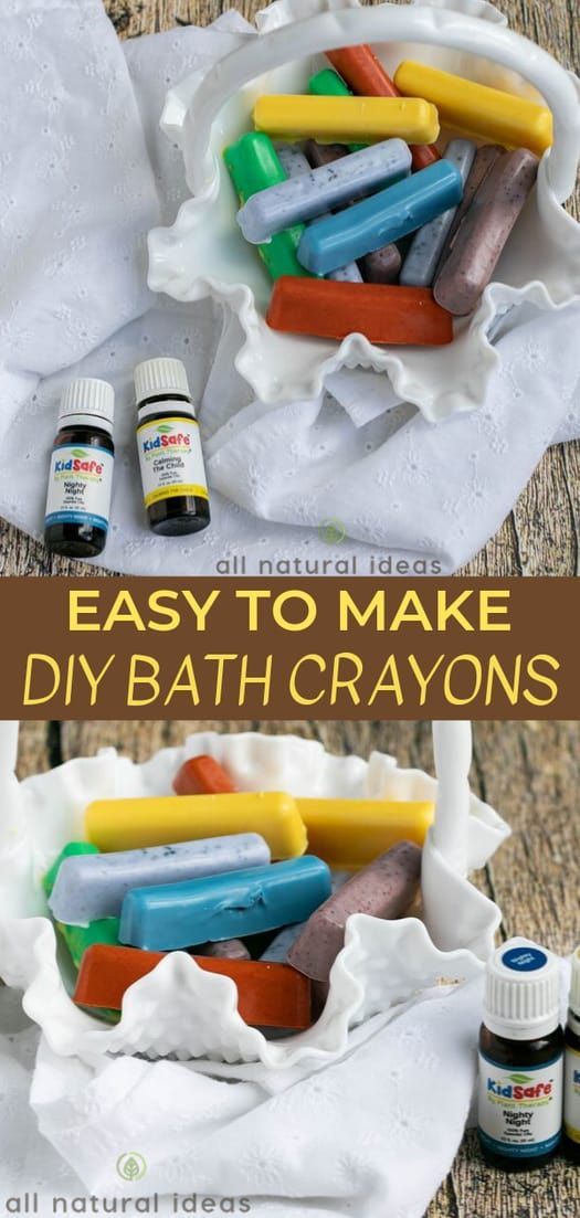DIY Bath Crayons for Bathtub Fun - DIY Bath Crayons for Bathtub Fun -   18 diy Beauty for kids ideas