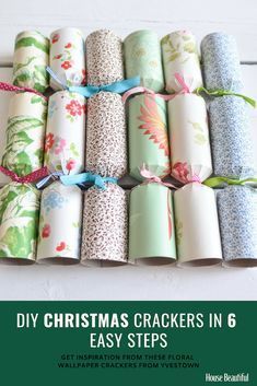 Make these beautiful handmade Christmas crackers to wow at the dinner table - Make these beautiful handmade Christmas crackers to wow at the dinner table -   18 diy Christmas crackers ideas