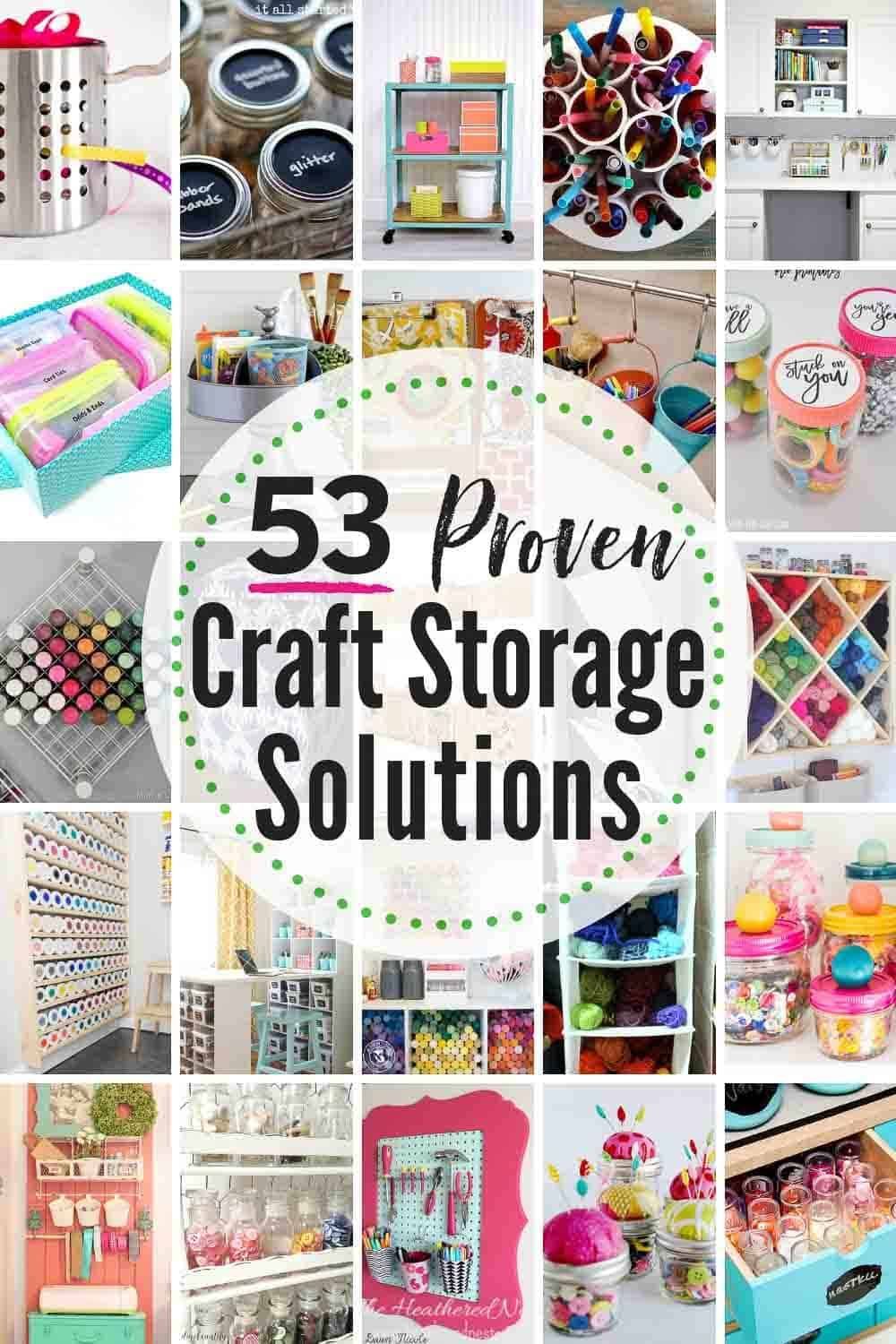 53 BEST Craft Organization And Craft Storage Ideas | The Heathered Nest - 53 BEST Craft Organization And Craft Storage Ideas | The Heathered Nest -   18 diy Crafts organization ideas