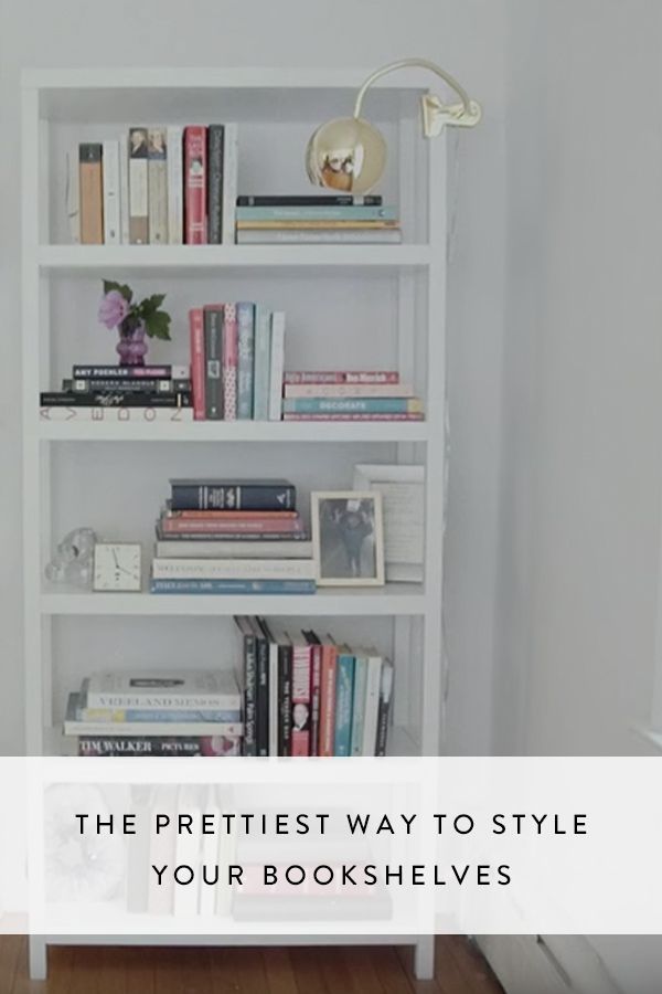 The Prettiest Way to Style Your Bookshelves - The Prettiest Way to Style Your Bookshelves -   18 diy Desk bookshelf ideas