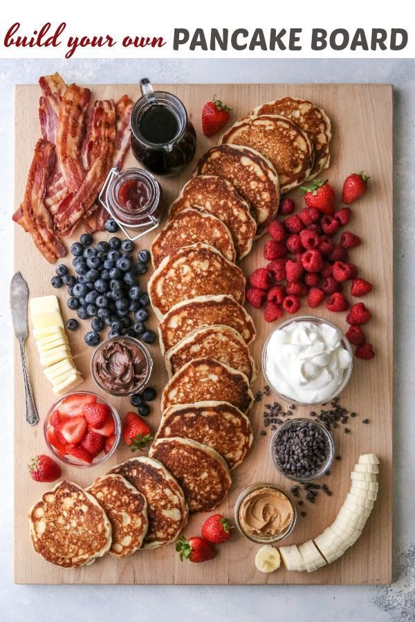 Build Your Own Pancake Board - Completely Delicious - Build Your Own Pancake Board - Completely Delicious -   18 diy Food breakfast ideas