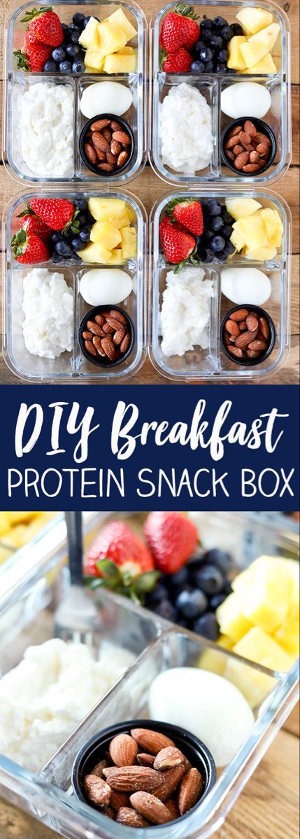 DIY Breakfast Protein Box - Easy Meal Prep - DIY Breakfast Protein Box - Easy Meal Prep -   18 diy Food breakfast ideas
