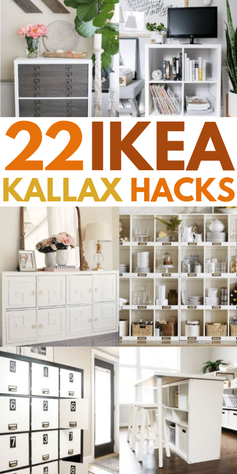 22 Ikea Kallax Hack Ideas You'll Want To Copy ASAP - 22 Ikea Kallax Hack Ideas You'll Want To Copy ASAP -   18 diy Furniture ikea ideas