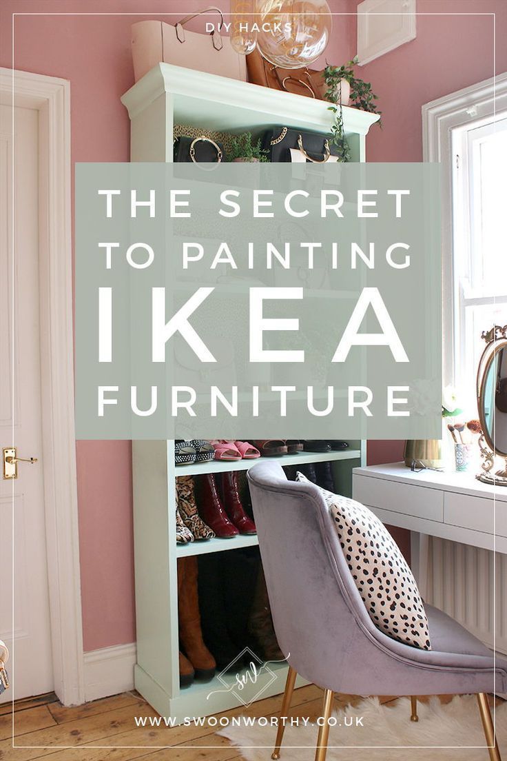 The Secret to Painting IKEA Furniture - Swoon Worthy - The Secret to Painting IKEA Furniture - Swoon Worthy -   18 diy Furniture ikea ideas