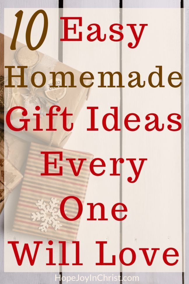 10 Easy Homemade Gifts Every One Will Love - Hope Joy in Christ - 10 Easy Homemade Gifts Every One Will Love - Hope Joy in Christ -   18 diy Gifts for parents ideas