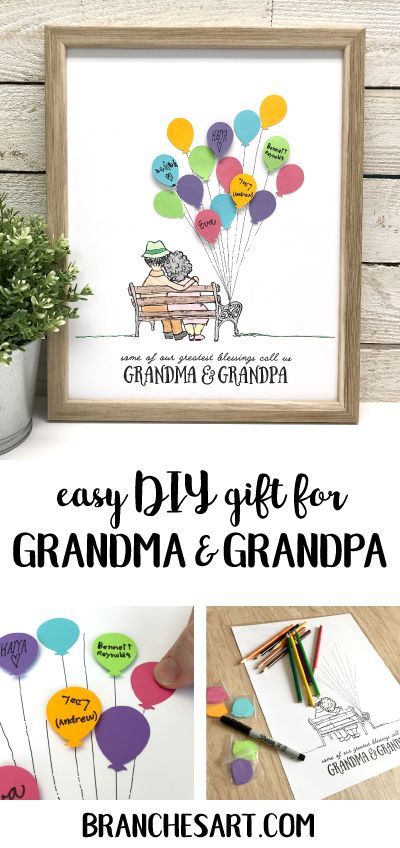 Easy DIY gift for Grandma & Grandpa - Easy DIY gift for Grandma & Grandpa -   18 diy Gifts for parents ideas