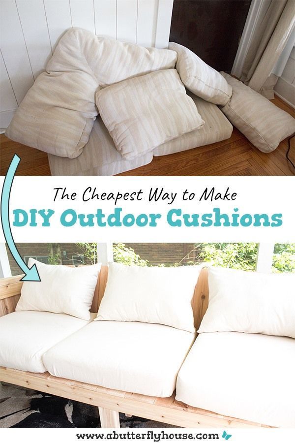 Cheap DIY Outdoor Cushions - A Butterfly House - Cheap DIY Outdoor Cushions - A Butterfly House -   18 diy Outdoor cushions ideas