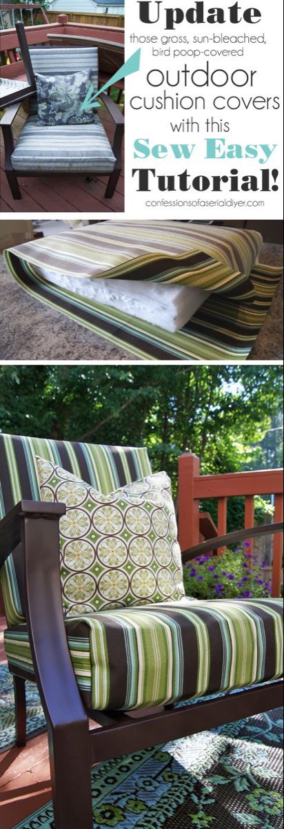 Sew Easy Outdoor Cushion Covers {Oldie, but Goodie} - Sew Easy Outdoor Cushion Covers {Oldie, but Goodie} -   18 diy Outdoor cushions ideas
