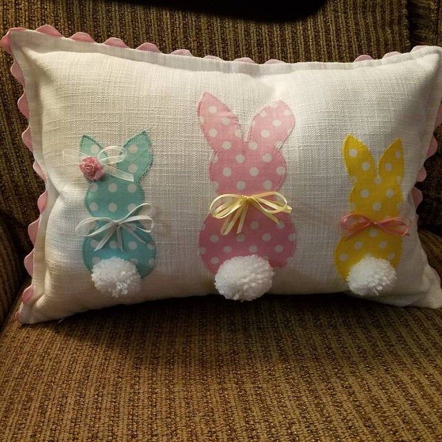 Bunny Pillow Easter Pillow Seasonal Pillow - Bunny Pillow Easter Pillow Seasonal Pillow -   18 diy Pillows decorative ideas