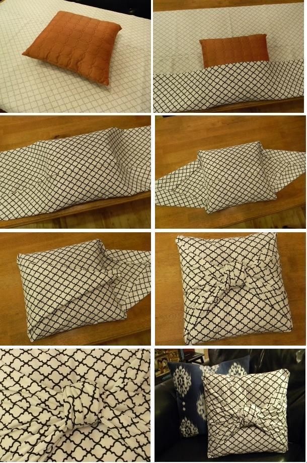 The Easiest Pillow Cover Ever - The Easiest Pillow Cover Ever -   18 diy Pillows decorative ideas