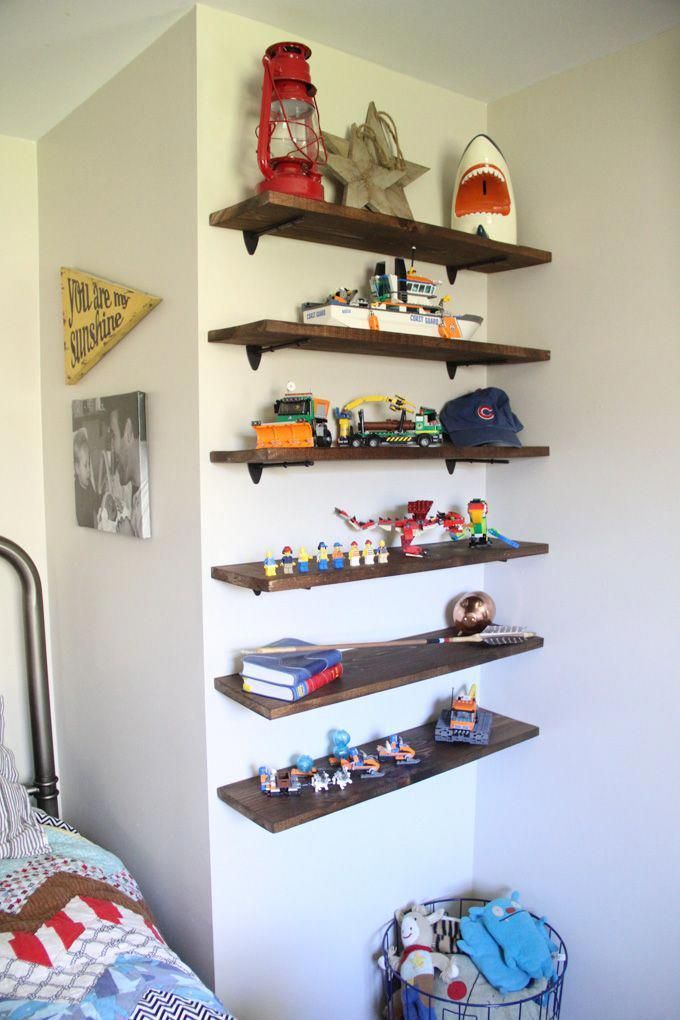 DIY Floating Lego Shelves - DIY Floating Lego Shelves -   diy Shelves for kids room
