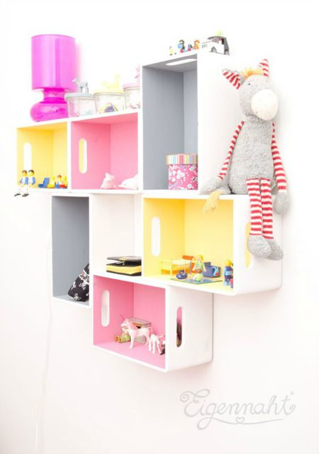12 DIY Shelf Ideas for Kids' Rooms - 12 DIY Shelf Ideas for Kids' Rooms -   18 diy Shelves for kids room ideas
