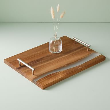 Wood & Resin Tray - Large Rectangle - Wood & Resin Tray - Large Rectangle -   18 diy Table resin ideas