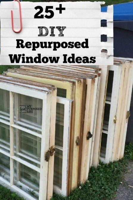 Window Projects - My Repurposed Life® Rescue Re-imagine Repeat - Window Projects - My Repurposed Life® Rescue Re-imagine Repeat -   18 vintage diy Projects ideas