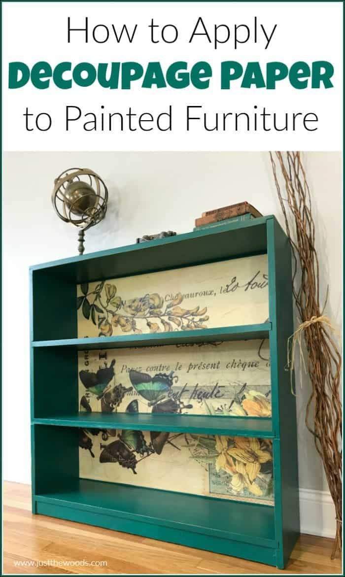 The Best Decoupage Paper & How to Apply it to Painted Furniture - The Best Decoupage Paper & How to Apply it to Painted Furniture -   18 vintage diy Projects ideas