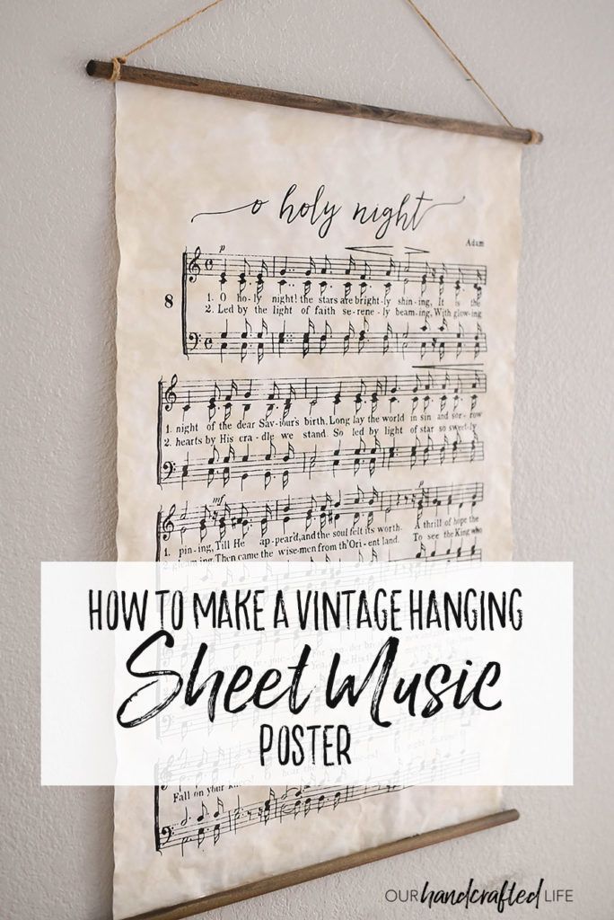 DIY Vintage Poster Frame - Our Handcrafted Life - DIY Vintage Poster Frame - Our Handcrafted Life -   18 vintage diy Projects ideas