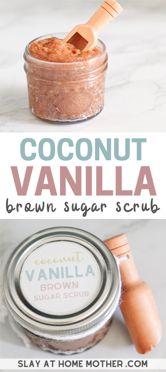 DIY Easy Coconut Vanilla Brown Sugar Scrub - DIY Easy Coconut Vanilla Brown Sugar Scrub -   19 diy Beauty coconut oil ideas