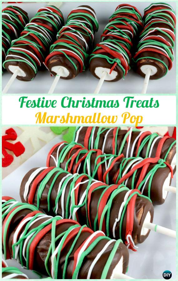 DIY Christmas Marshmallow Pop Ideas Recipes Sweet Treats - DIY Christmas Marshmallow Pop Ideas Recipes Sweet Treats -   19 diy Christmas treats ideas