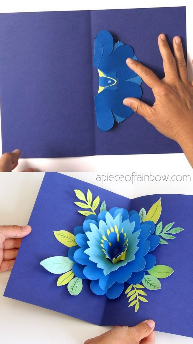 DIY Happy Mother's Day Card with Pop Up Flower - DIY Happy Mother's Day Card with Pop Up Flower -   19 diy Crafts for mothers day ideas