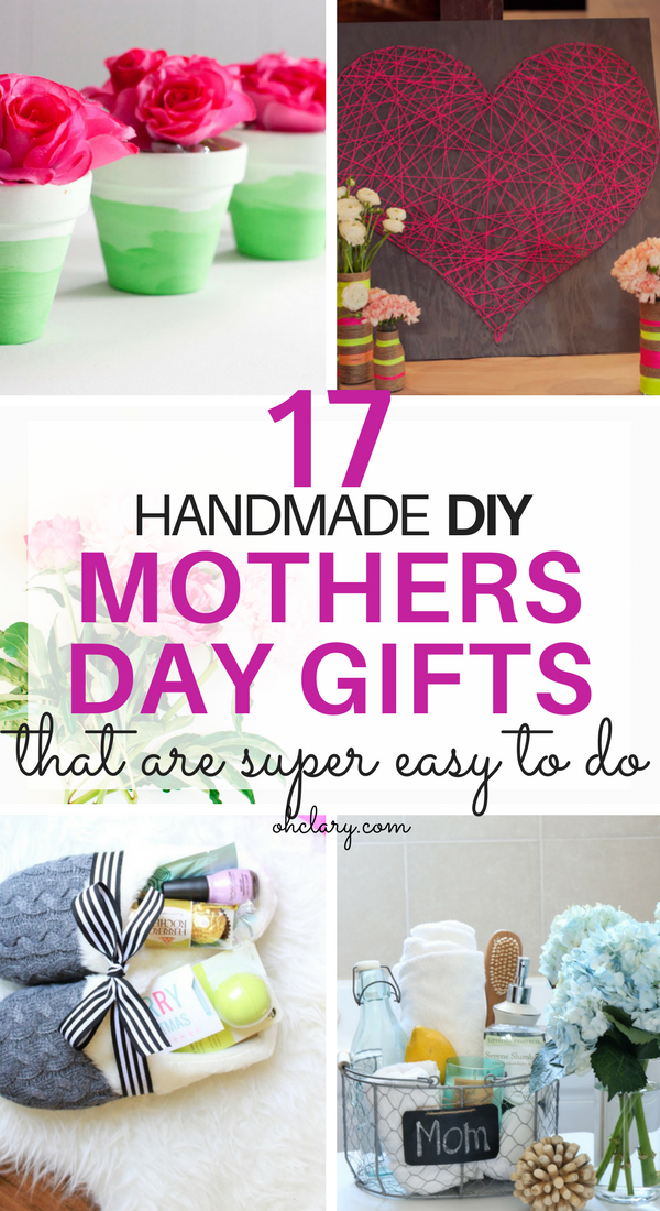 17 DIY Mother's Day Crafts - Easy Handmade Mother's Day Gifts - 17 DIY Mother's Day Crafts - Easy Handmade Mother's Day Gifts -   19 diy Crafts for mothers day ideas