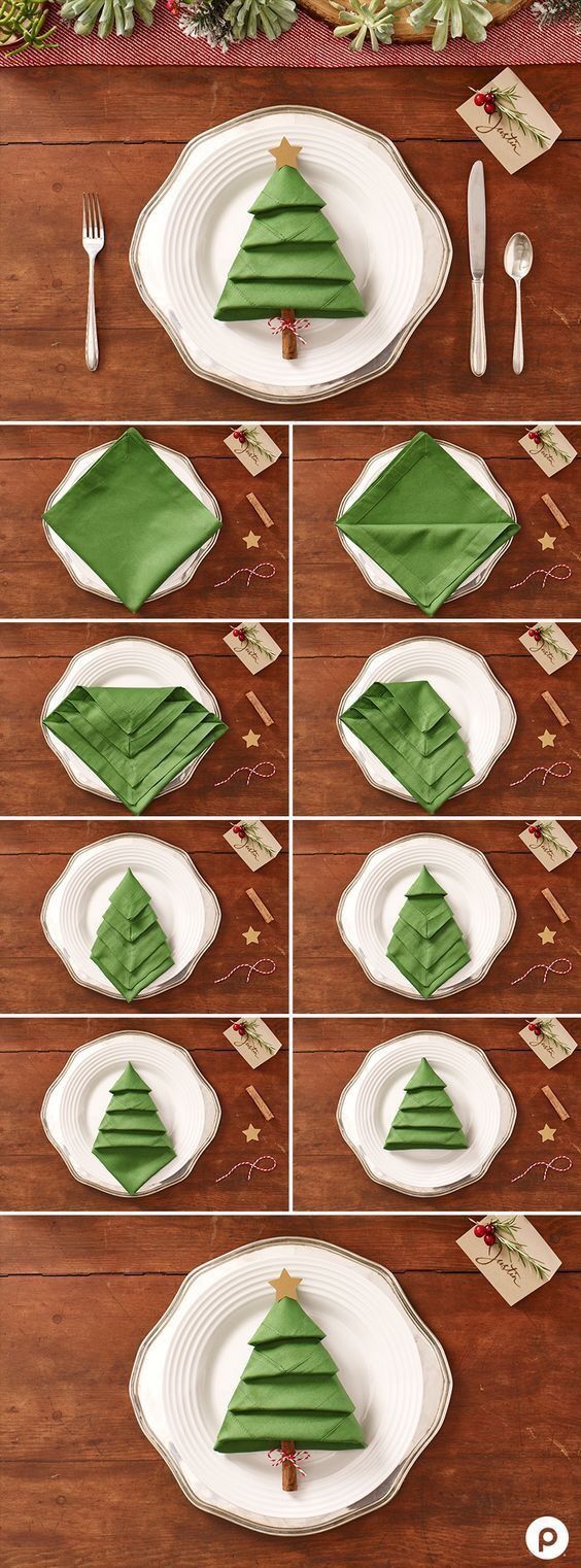 16 different ways to decorate your Christmas table - 16 different ways to decorate your Christmas table -   19 diy Easy christmas ideas