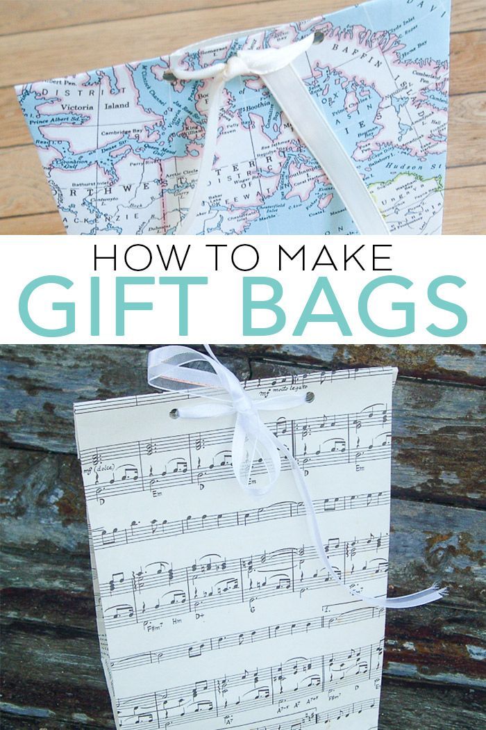 How to Make Gift Bags from Paper - How to Make Gift Bags from Paper -   19 diy Gifts paper ideas