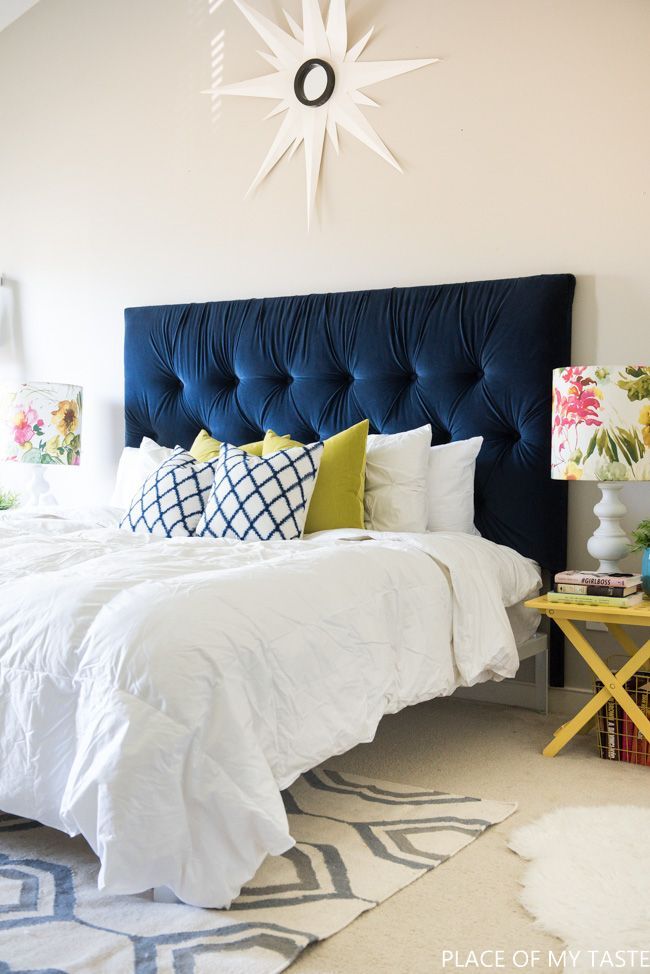 Tufted headboard - how to make it own your own tutorial - Tufted headboard - how to make it own your own tutorial -   19 diy Headboard velvet ideas