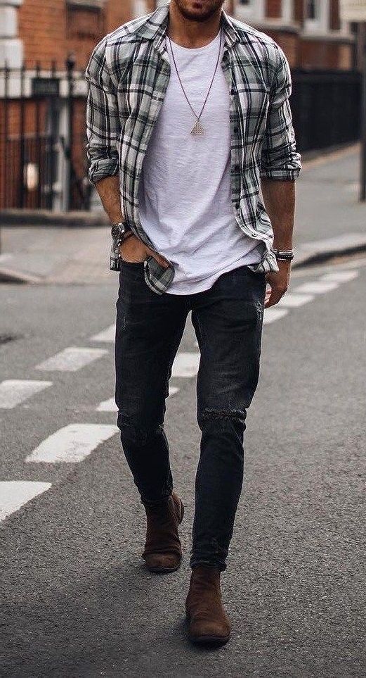 ? Plaid Casual Look! - ? Plaid Casual Look! -   19 style Mens cool ideas