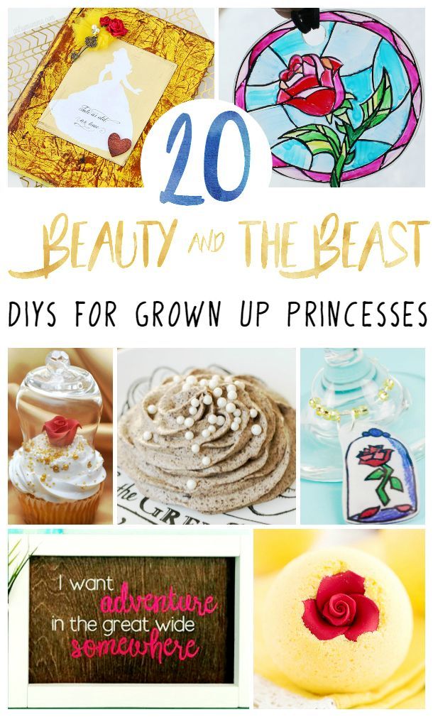 20 Beauty and the Beast DIY Crafts & Recipes for Grown Up Princesses - 20 Beauty and the Beast DIY Crafts & Recipes for Grown Up Princesses -   20 beauty And The Beast diy ideas