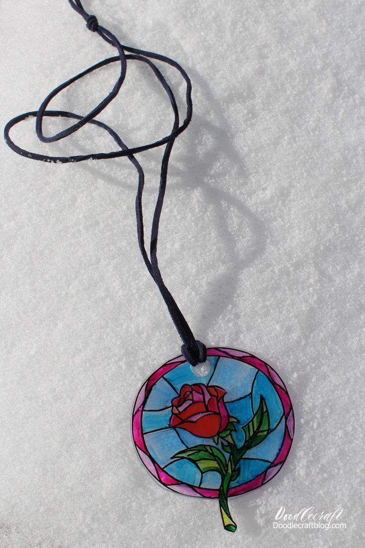 Beauty and the Beast Enchanted Rose Suncatcher! - Beauty and the Beast Enchanted Rose Suncatcher! -   20 beauty And The Beast diy ideas