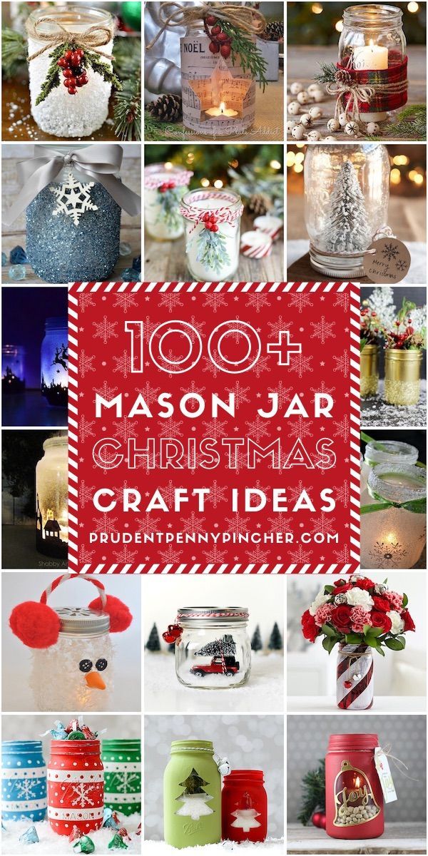 100 Mason Jar Christmas Crafts - 100 Mason Jar Christmas Crafts -   22 diy Christmas mason jars ideas