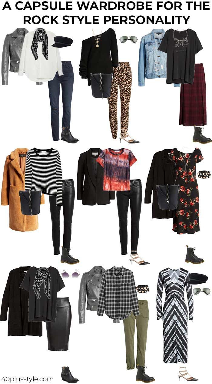 Rock style - style guide and capsule wardrobe for the ROCK style - Rock style - style guide and capsule wardrobe for the ROCK style -   23 style Guides winter ideas